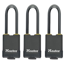 Master Lock Excell Weather Tough 45Mm Padlock 4-Pin- Keyed Alike X 3