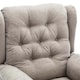 image 4 of Barnsley Fabric Electric Single Motor Rise Recliner Mobility Armchair (Brown)