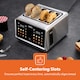 image 4 of GEEPAS 5-in-1 DIGITAL 4 Slice Long Toaster & Electric Kettle Set