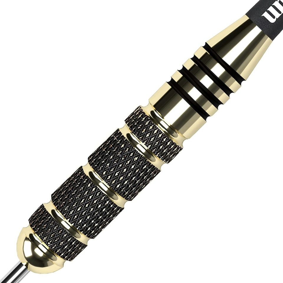image 1 of Unicorn Core Plus Win Darts (Pack Of 3) - Black/Gold - 25g