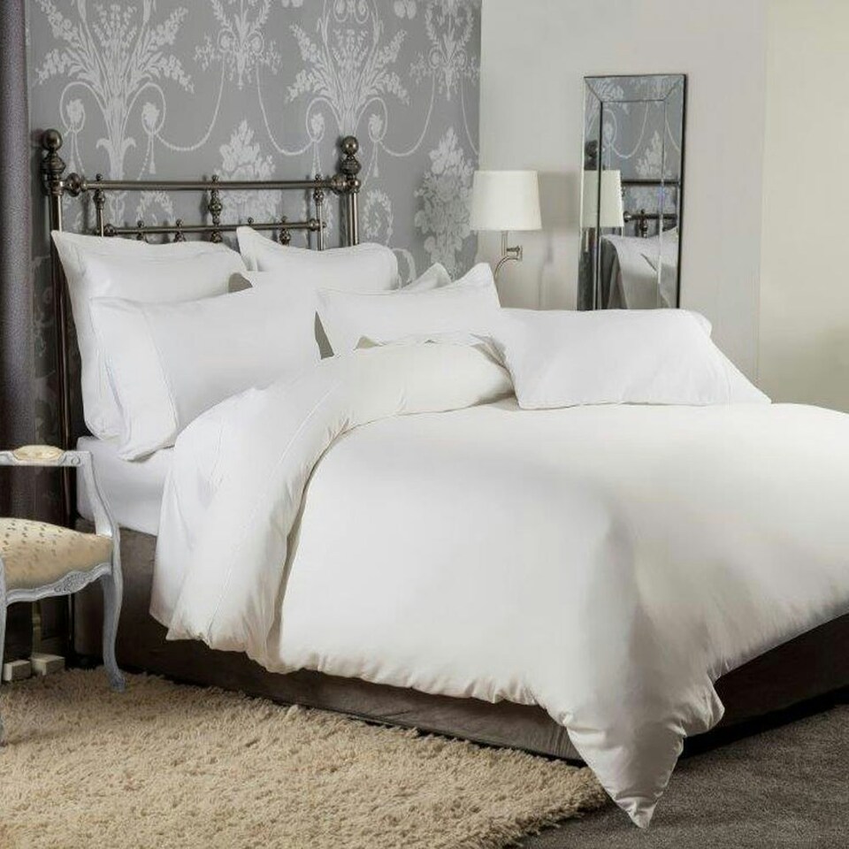 Belledorm 1200TC Cotton Fitted Bed Sheet (Extra Deep 15in Fit) - White - King