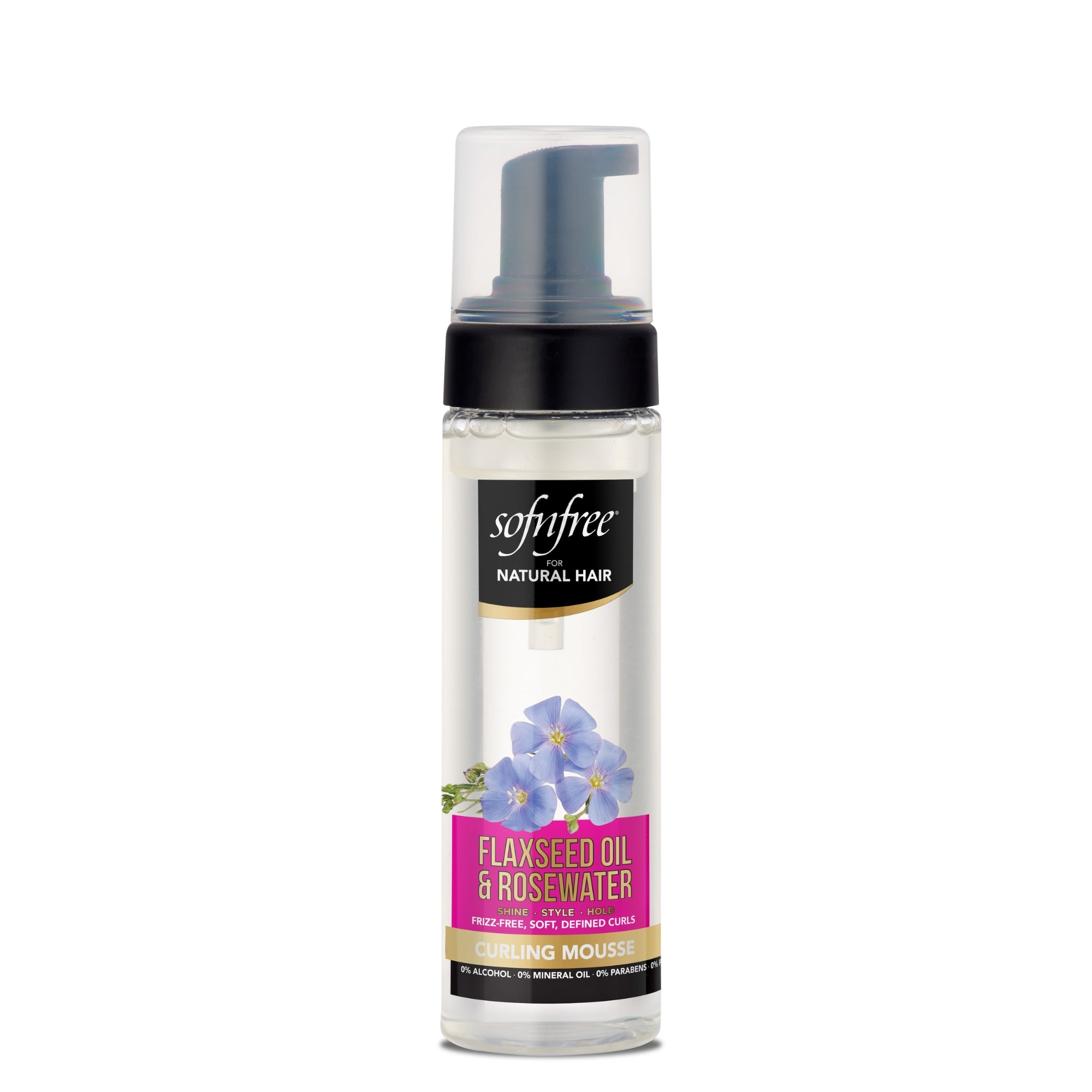 Curling Mousse with Flaxseed Oil & Rosewater - Tesco Groceries