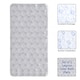 image 1 of Laguna Anti Slip Clear PVC Bath Mat 68cm x 37cm - 2 Set | Clear | Clear | 2