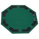 image 1 of HOMCOM 1.2m/48 Inches Foldable Poker Table Top 8 Players Blackjack Tables Chip Trays