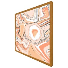 Pink marble (Picture Frame) Brown | Oak | XL