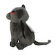 image 3 of Something Different Vampire Cat Plush Toy - Grey/Black/Red - One Size