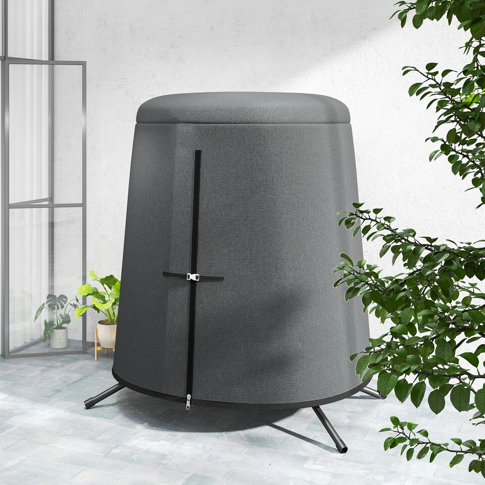 image 1 of Outsunny Hanging Egg Chair Cover Swing Chair Cover Waterproof, 196 x 230 cm