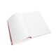 image 1 of A4 120 Pages Ketchup Red Durable Cover Manuscript Book by Premto