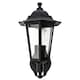 image 3 of Traditional Sensor Controlled Outdoor Lantern Wall Light Fitting in Matt Black | Black | Black | 1