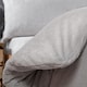 image 3 of OHS Teddy Duvet Cover with Pillowcase Set, King - Silver