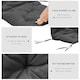 image 7 of Outsunny Set of 2 Garden Chair Cushions Seat Pad for Outdoor & Indoor Use Grey | Dark Grey