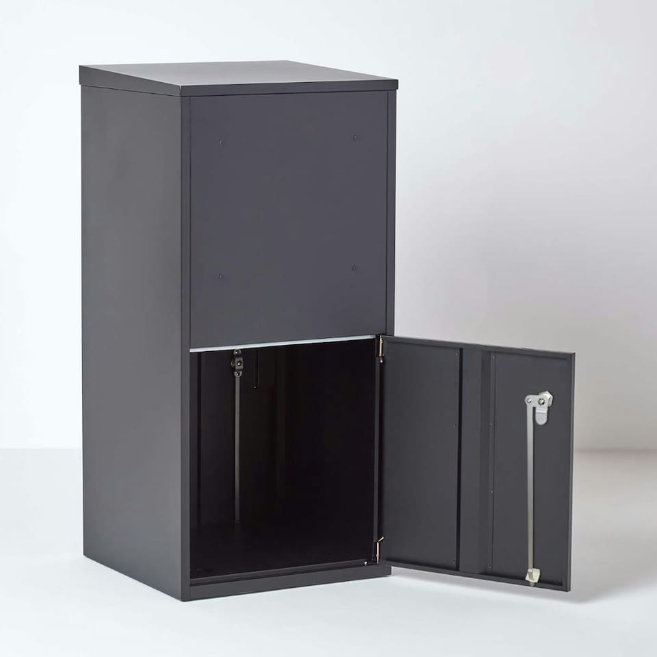 image 1 of SMART PARCEL BOX® Extra Large Front & Rear Access Black Black