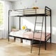 image 9 of COSTWAY Metal Bunk Bed Single Bunk Bed w/Ladder