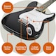 image 10 of 3rd Avenue Full Size Electric Guitar Red