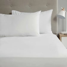 Percale Housewife Pillowcase Pair White