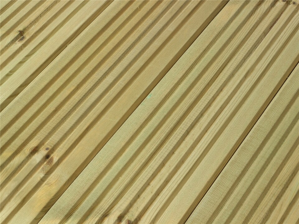 image 1 of eDecks Standard Timber Decking Boards, 2400mm, 120 x 28mm - Pack of 20