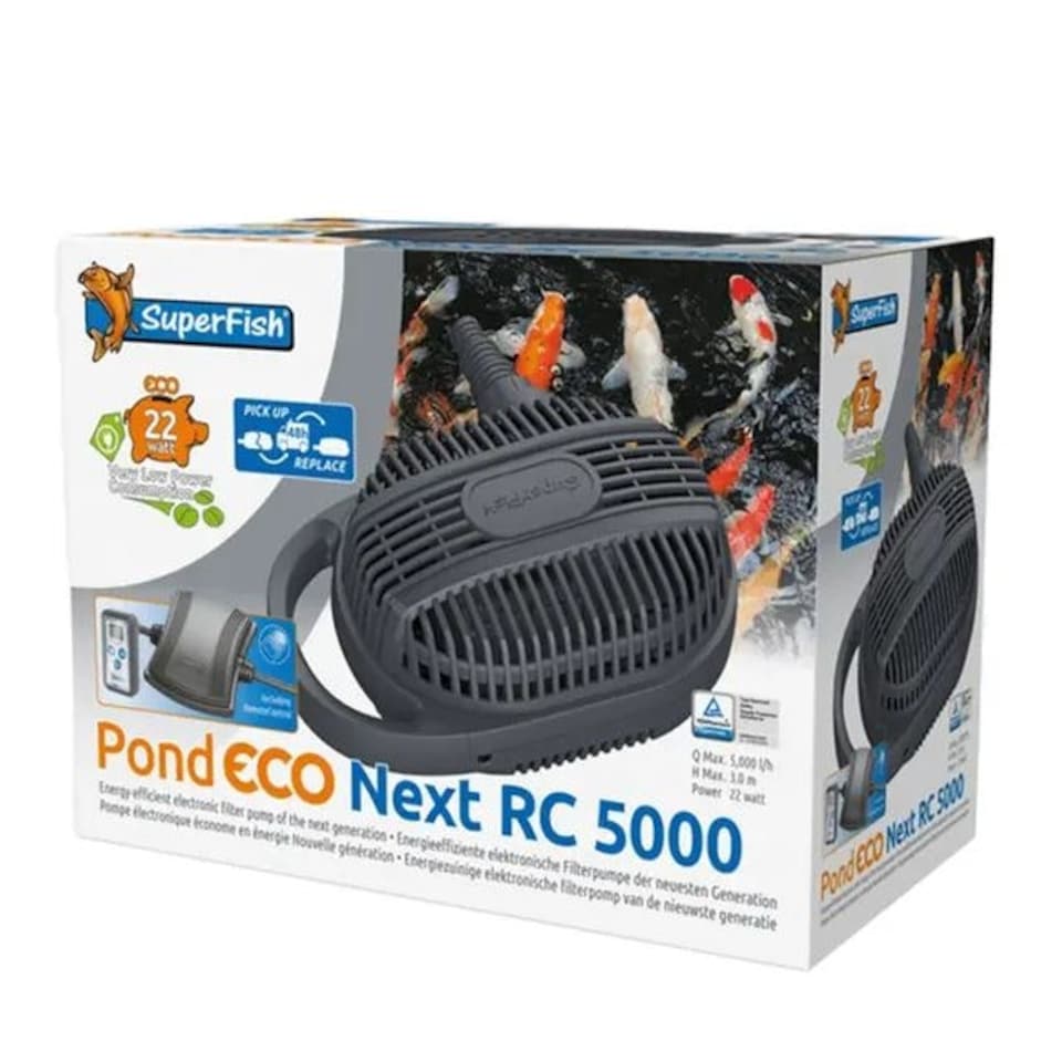 image 1 of Superfish Pond Eco Next RC Pumps Silver