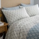 image 2 of D & D Block Floral Duvet Cover Set Blue