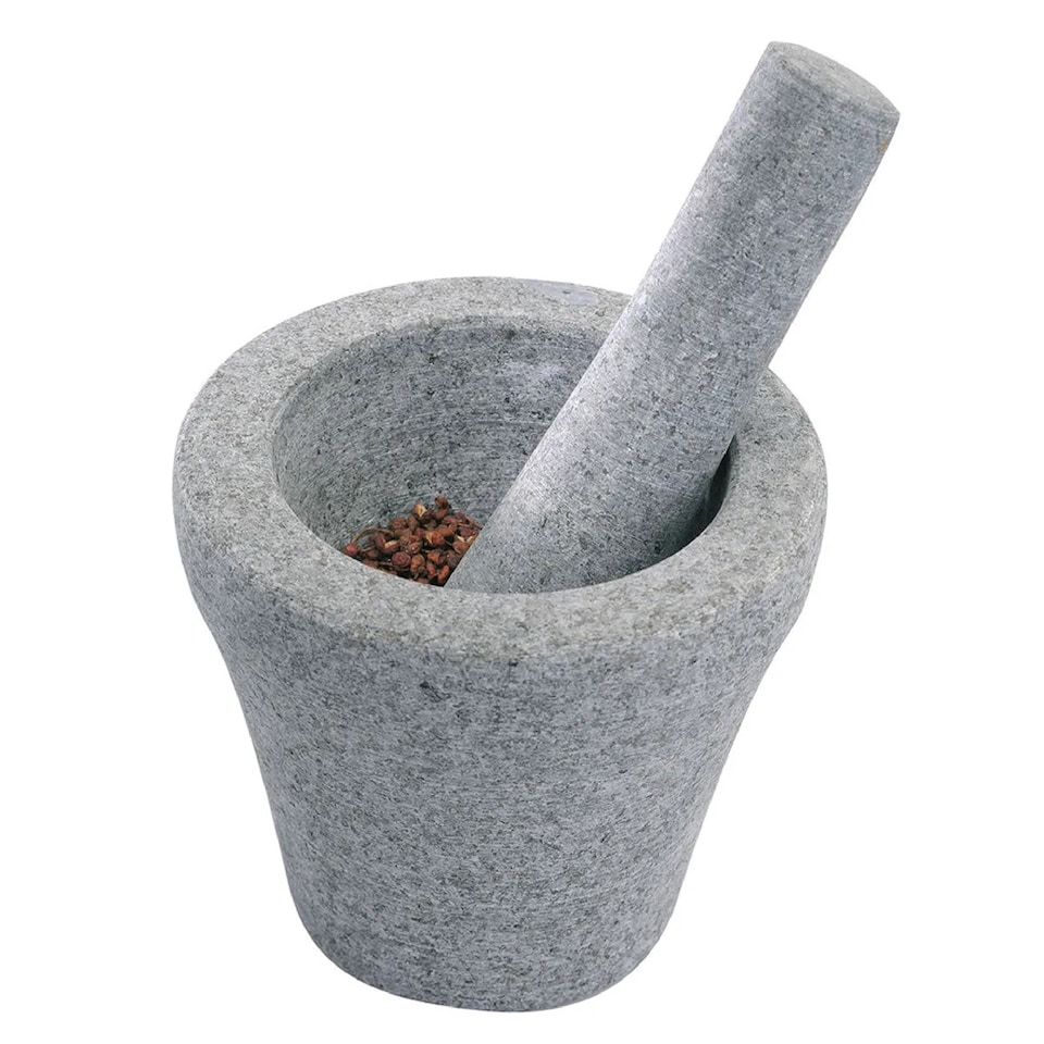 image 1 of GEFU Vesto Heavy Granite Mortar and Pestle