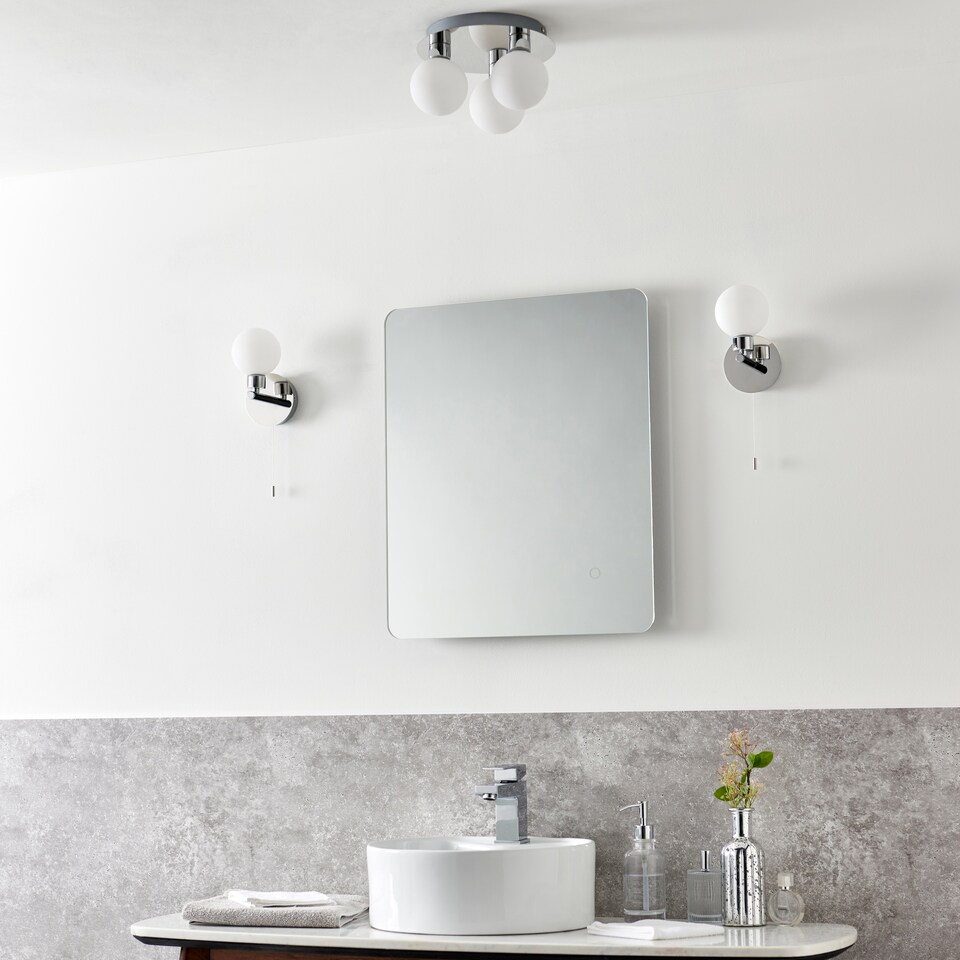 image 1 of Tago 3 Light Semi Flush Ceiling Light