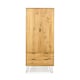 image 3 of Core Products Augusta Pine, 2 Door, 2 Drawer Wardrobe With Antique Wax Finish Brown