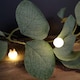 image 7 of 1.8m LED Artificial Eucalyptus Garland with Warm White Lights - Battery Operated Green Leaf Foliage for Indoor Christmas Decor