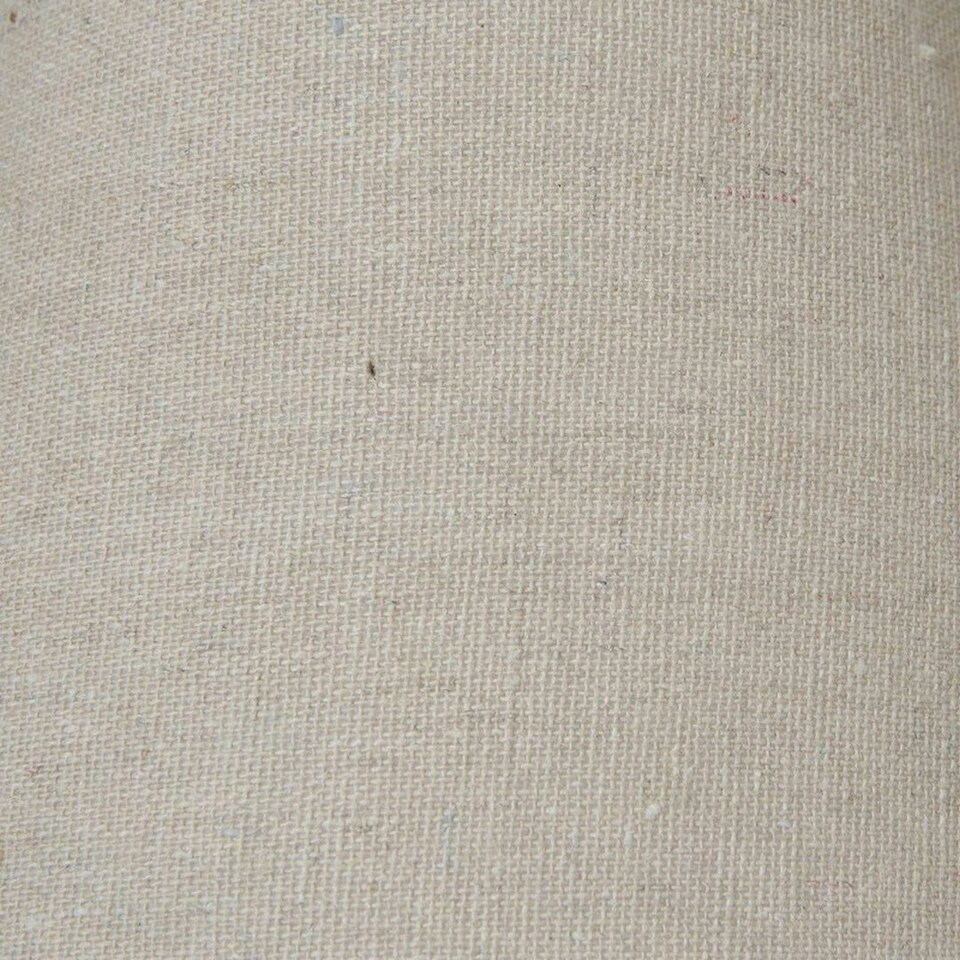 image 1 of Setia Column Table Lamp with Linen Shade - Wood - L10 x W10 x H24 cm - White White