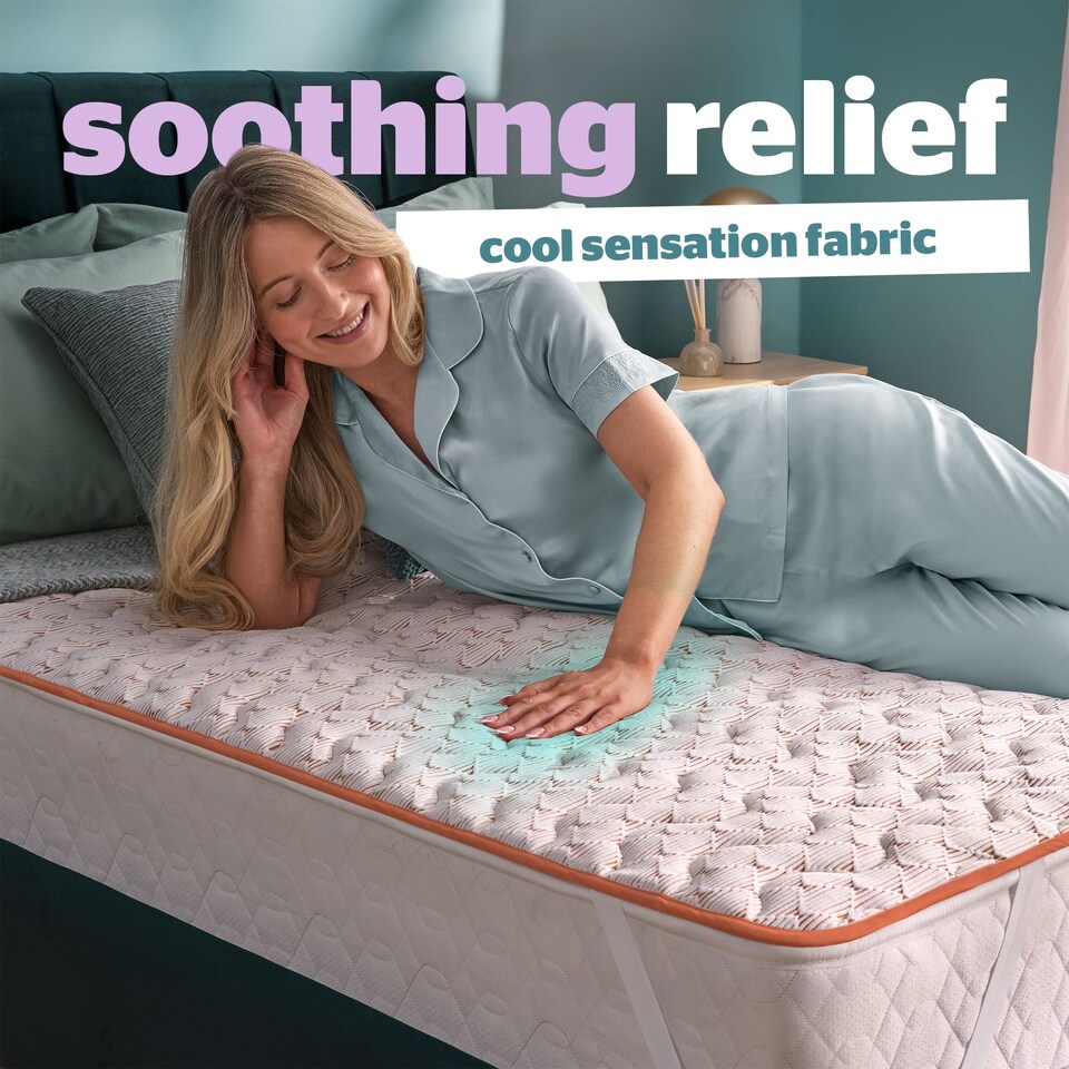 image 1 of Silentnight Restore Cooling Copper Infused Mattress Topper