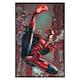 image 1 of Gloss Black Framed Spider-Man Web Sling Maxi Poster | Multi