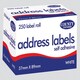 image 1 of Self Adhesive Address Labels 250 Roll