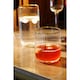 image 4 of Mikasa Tumbler Glasses Set Clear Ridged Crystal 380ml Set of 4