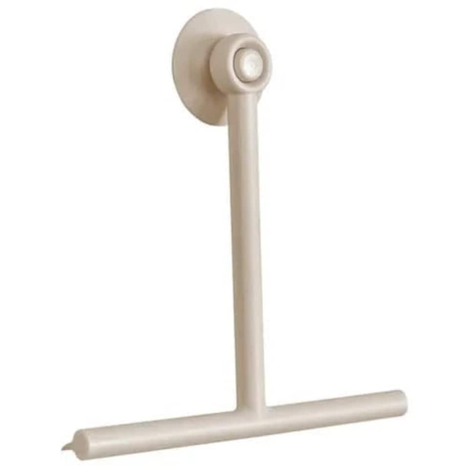 image 1 of Showerdrape Rocco Beige Shower Squeegee & Holder | Cream | Beige | 1