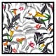 image 2 of Monochrome leaves (Picutre Frame) White | XL