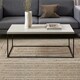 image 3 of Barossa Coffee Table with Light Oak Top & Black Steel Base 110x55x45cm
