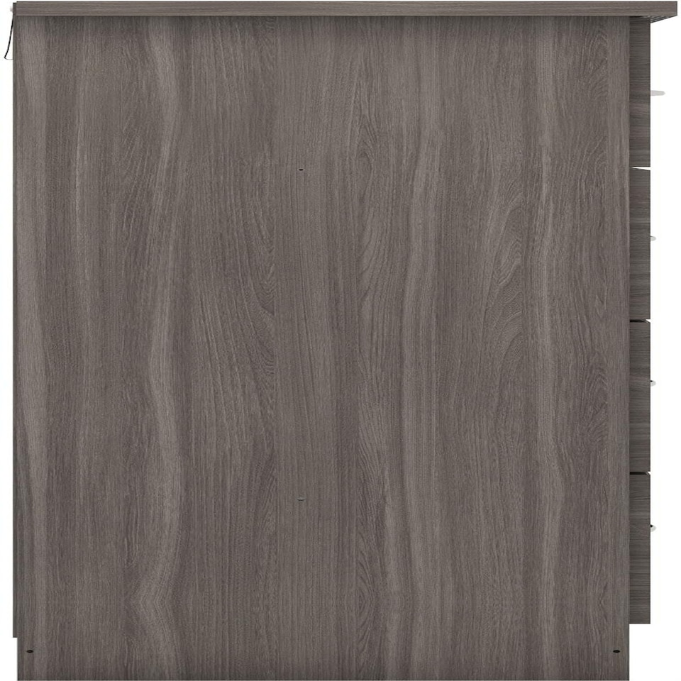 image 1 of Nevada 3+2 Drawer Chest Black | Black Wood Grain