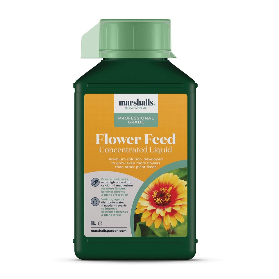 image 1 of Marshalls Garden Organic Liquid Flower Feed 1 Litre