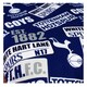 image 2 of Tottenham Hotspur FC Childrens/Kids Official Patch Football Crest Duvet Set - Navy/White - Double