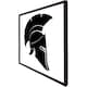 image 2 of Roman helmet (Picture Frame) Black | S