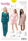 image 1 of Burda 6742 Paper Sewing Pattern – Women’s Dresses, Trousers, Shorts & Tops, UK Sizes 8–18, Easy