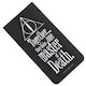 image 2 of Harry Potter And The Deathly Hallows Together They Make One Master Of Death Magnetic Bookmark - Black/White - One Size