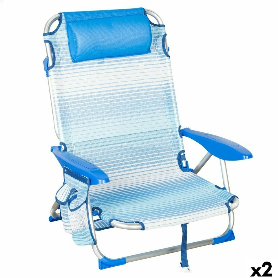 image 1 of Beach Chair Aktive 51 x 76 x 45 cm (2 Units) N/A