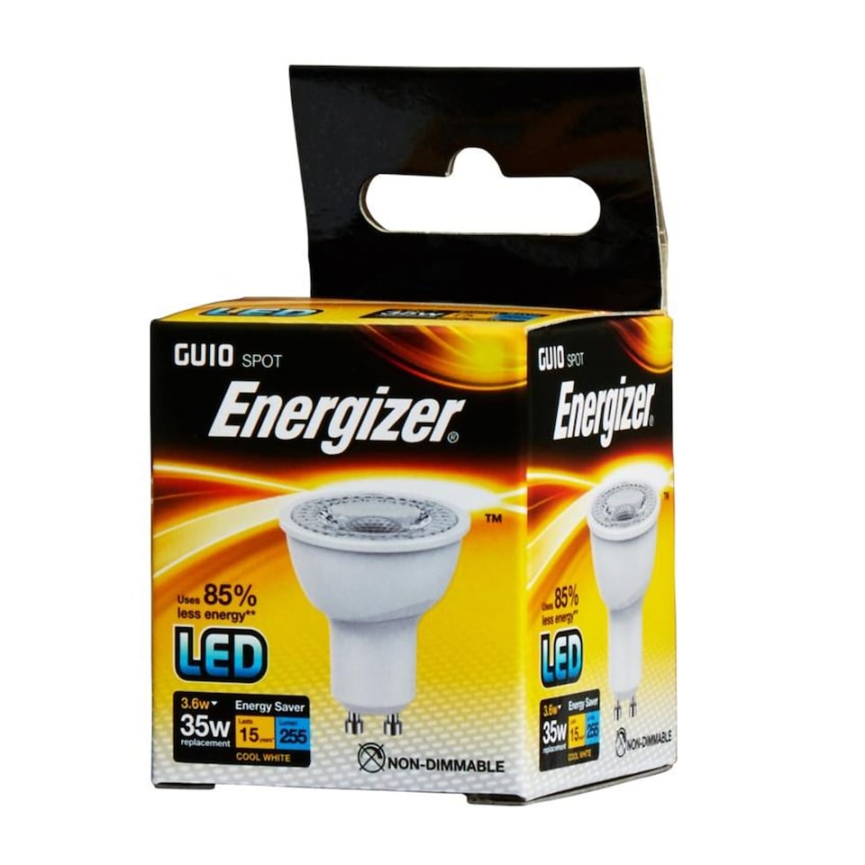 image 1 of Energizer LED GU10 Boxed Spot Bulb | White | Cool White | 1
