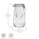image 3 of Nicola Spring Heart Glass Storage Jars - 1.5 Litre - Clear Seal - Pack of 6