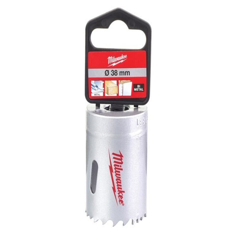 image 1 of Milwaukee Power Tools - Bi-Metal Contractor Holesaw 38mm