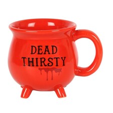 Something Different Dead Thirsty Cauldron Ceramic Mug - Red/Black - One Size