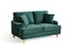 image 1 of Velvet Green 2 Seater Sofa HAMILTON