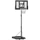 image 1 of SPORTNOW 2.3-3.05m Basketball Hoop and Stand with Weighted Base and Wheels
