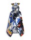 image 1 of Sonic The Hedgehog Shadow Boys Black Blue Poncho Towel | Hooded Beachwear with 3D Hood Detail & Graphic Character Design | Kids Poolside Towel Robe | Sonic Merch