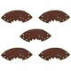 image 1 of Hook And Loop Delta Sanding Pads Discs 93mm Triangular Mixed Grit 30 Pack