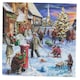 image 3 of Luxury Christmas Paper Napkins Set - 3-Ply, 7 Decorative Styles, 33cm | Brown | 40